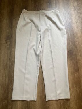 5/$15 R&K Originals Tan Herringbone Texture Pants 18W